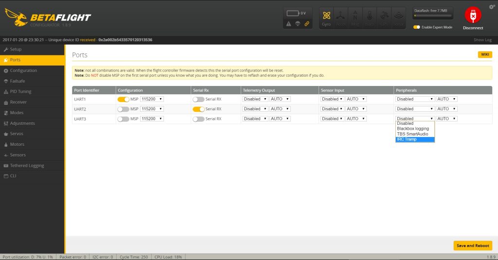 IRC Tramp Peripheral